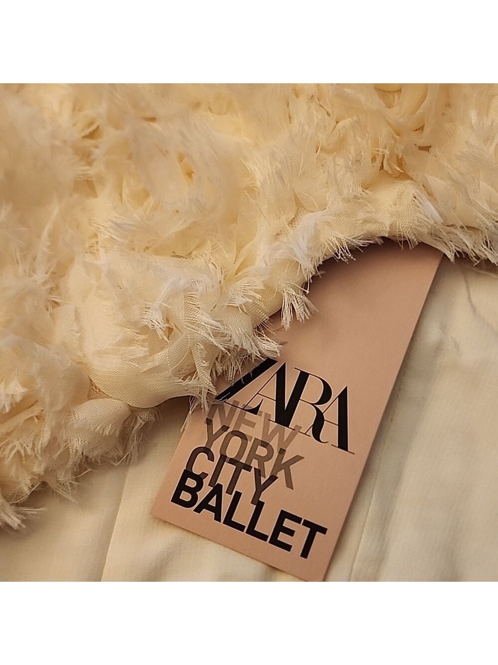 NWT Zara Limited Edition New York City Ballet Strapless Top, Size M - Picture 8 of 11